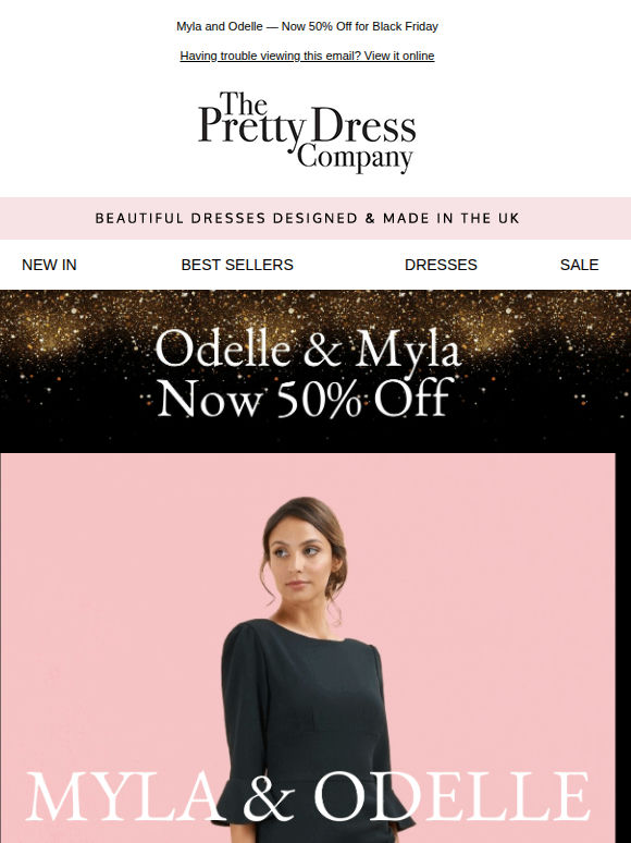 Black Friday Upgrade: Myla & Odelle Now Half Price 🖤